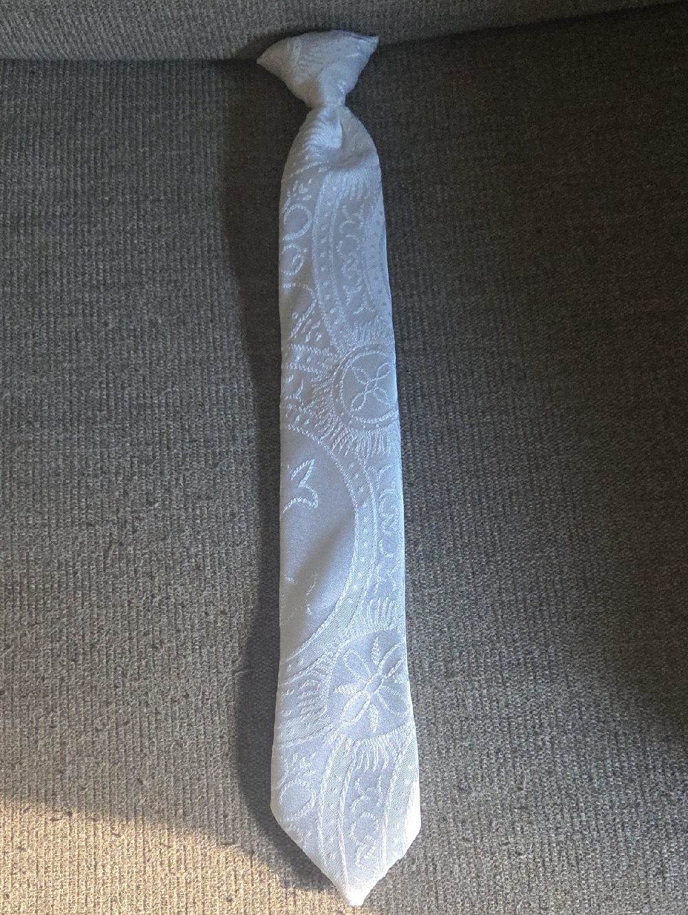 Boys White Communion Or Other Event Tie. Never Used.